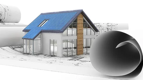 How do you read a roof blueprint?