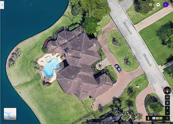 real time satellite view of my house